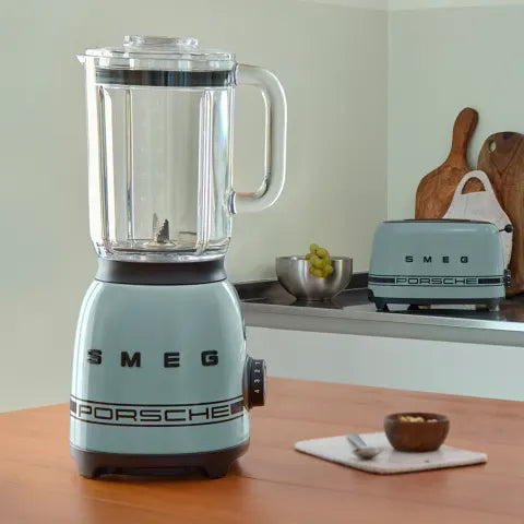 Smeg Porsche Retro Style 800W Jug Blender, 1.5L Shade Green BLF03PSGEU