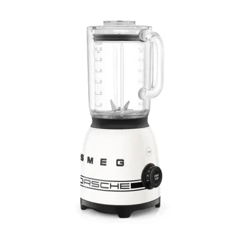 Smeg Porsche Retro Style 800W Jug Blender, 1.5L Carrara White BLF03PCWEU