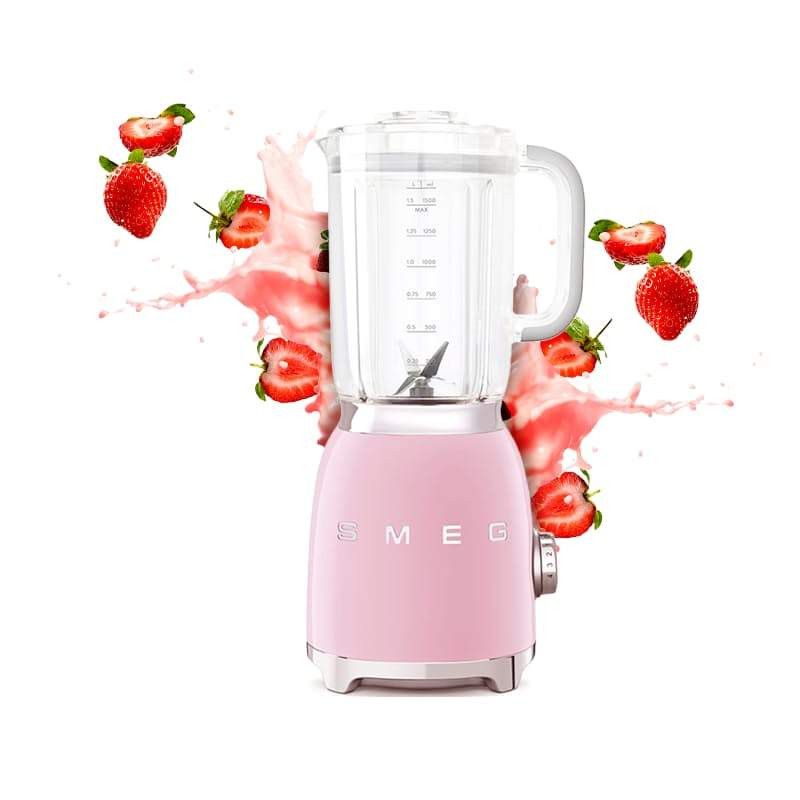 Smeg Retro Style 1.5 Litre Jug Blender Pastel Pink BLF01PK