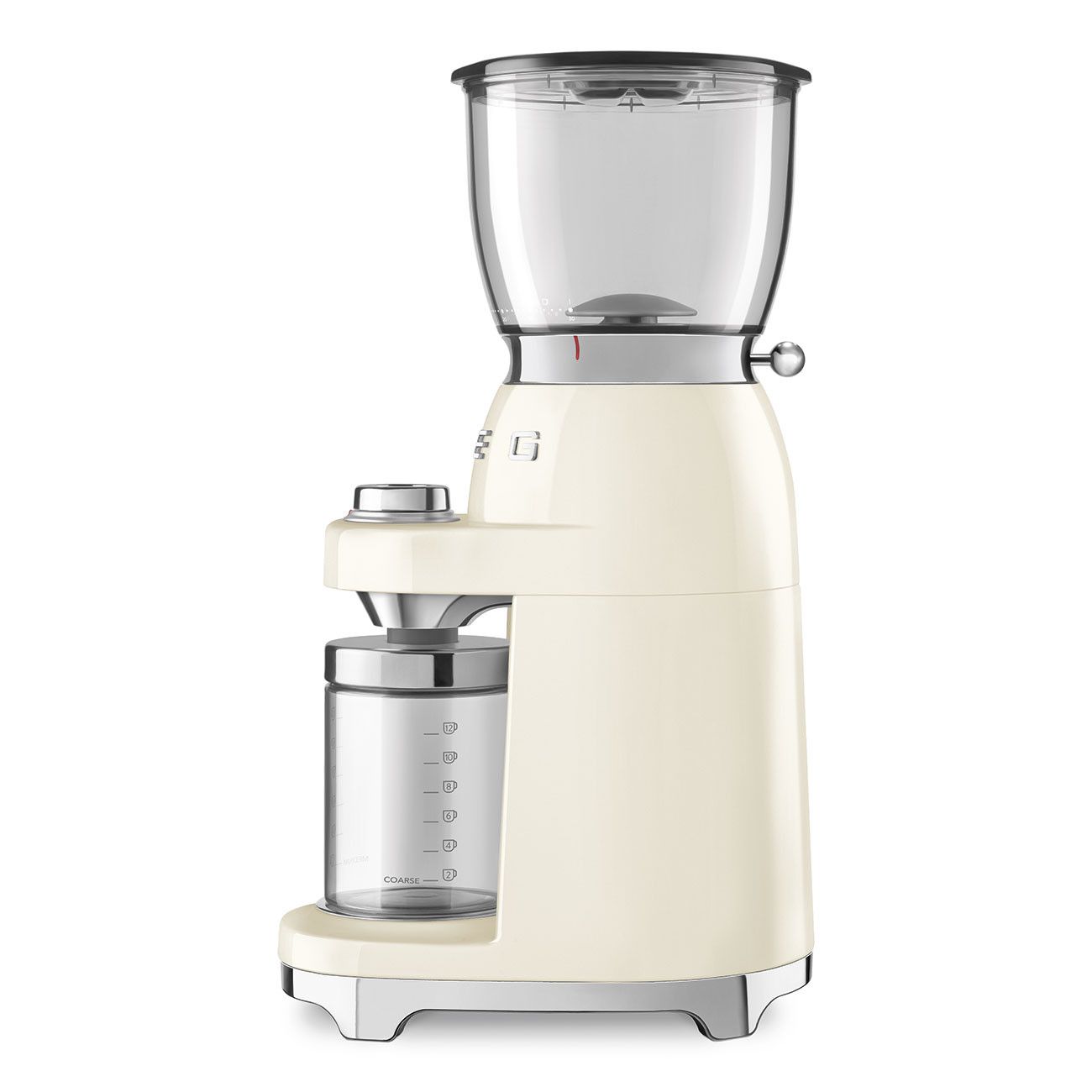 Smeg 150W Retro Coffee Grinder Cream CGF01CR