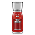 Smeg 150W Retro Coffee Grinder Red CGF01RD