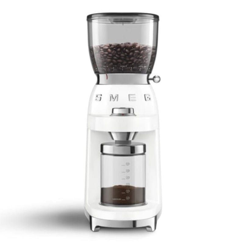 Smeg 150W Retro Coffee Grinder White CGF01WH