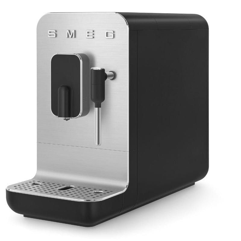 Smeg Bean-to-Cup Automatic Espresso Coffee Machine with Steam Wand Matt Black BCC12BLMEU