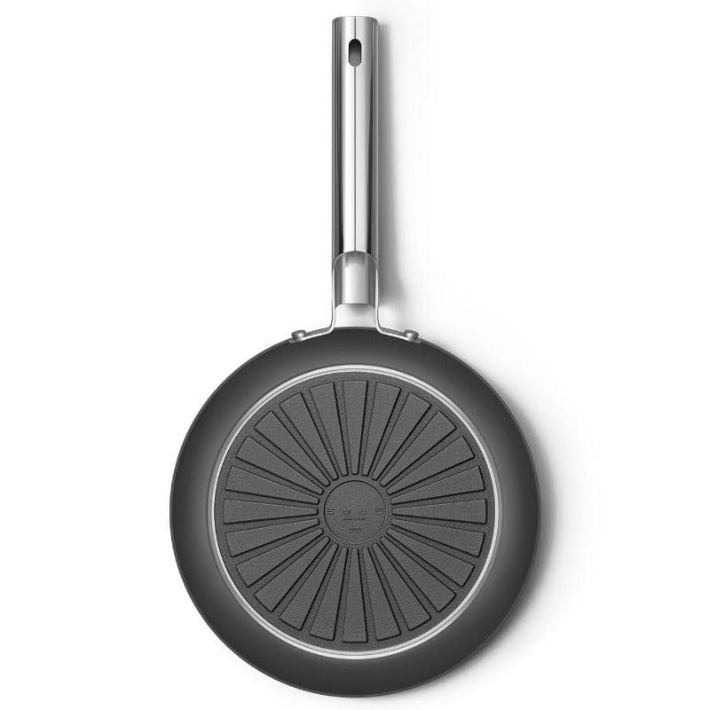 Smeg 28cm Non Stick Frying Pan Black 50's Style CKFF2801BLM