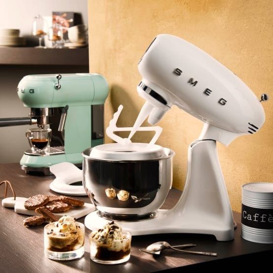 Smeg 1.1L Ice Cream Maker Accessory For Retro 4.8L Stand Mixer SMIC01
