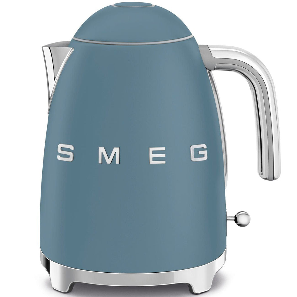 Smeg Retro 50's Style 1.7 Litre Matt Electric Kettle Storm Blue KLF03SBMEU
