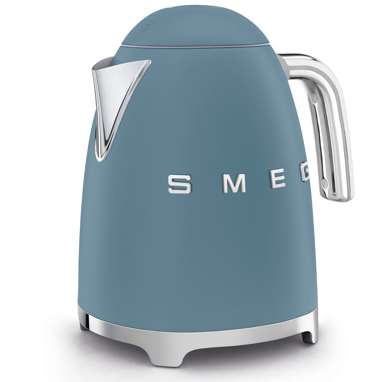 Smeg Retro 50's Style 1.7 Litre Matt Electric Kettle Storm Blue KLF03SBMEU