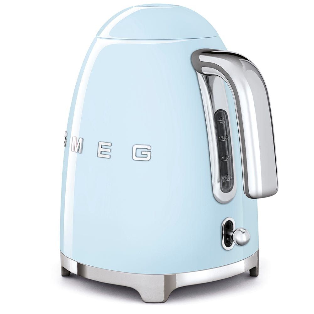 Smeg Retro Cordless Kettle 1.7 Litre Pastel Blue KLF03PBSA