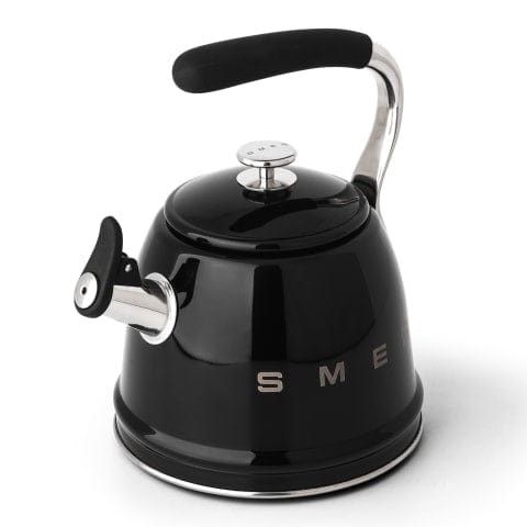 Smeg Whistling Kettle, 2.3 Litre Black CKLW2001BL