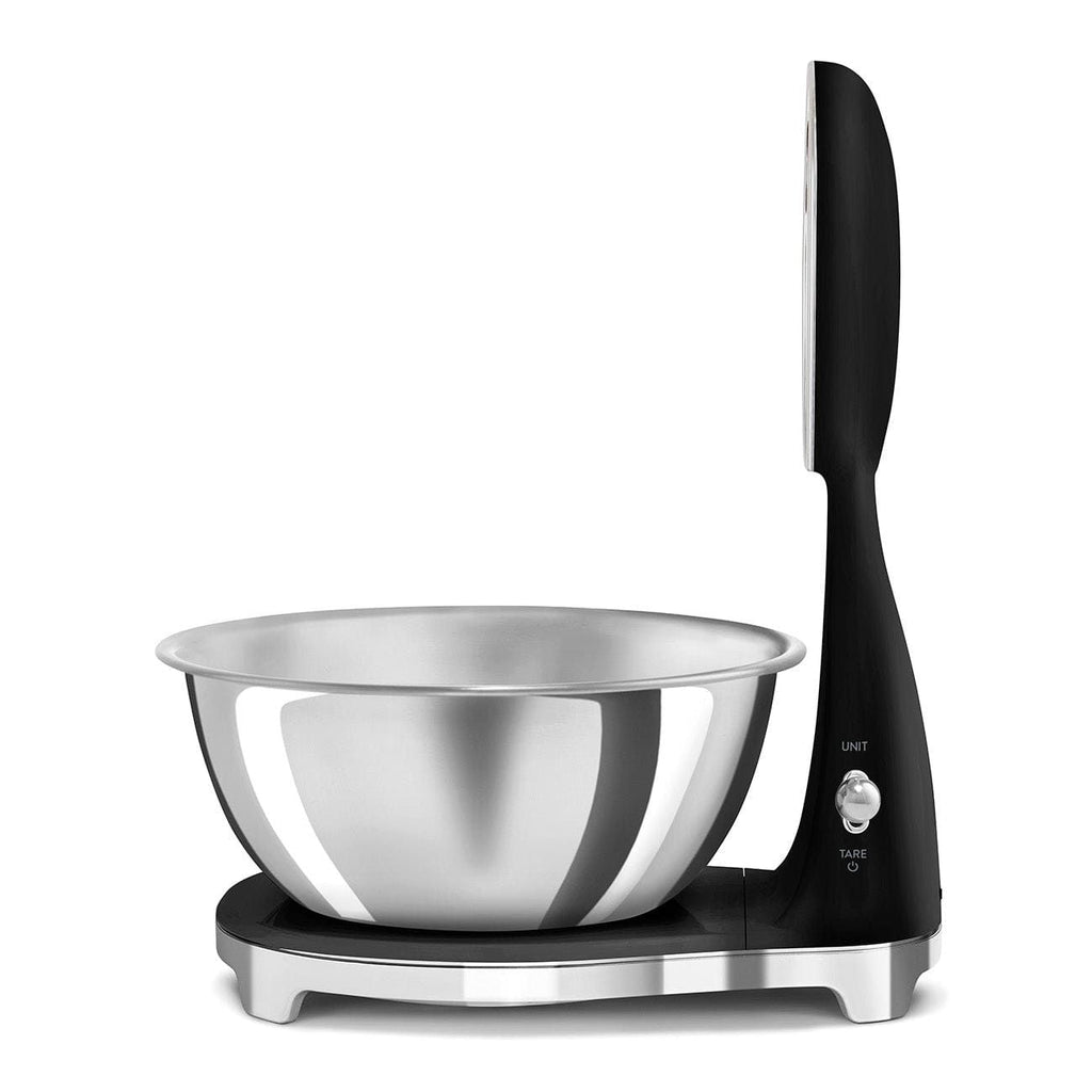 Smeg 50's Style Analog And Digital Kitchen Scale Black Glossy KSF01BLWW