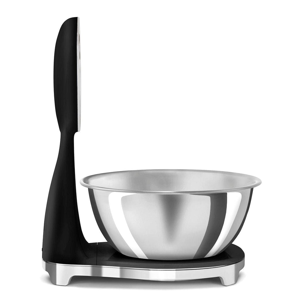 Smeg 50's Style Analog And Digital Kitchen Scale Black Glossy KSF01BLWW