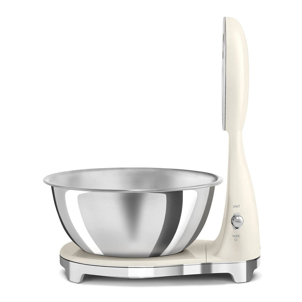 Smeg 50's Style Analog And Digital Kitchen Scale Cream Glossy KSF01CRWW