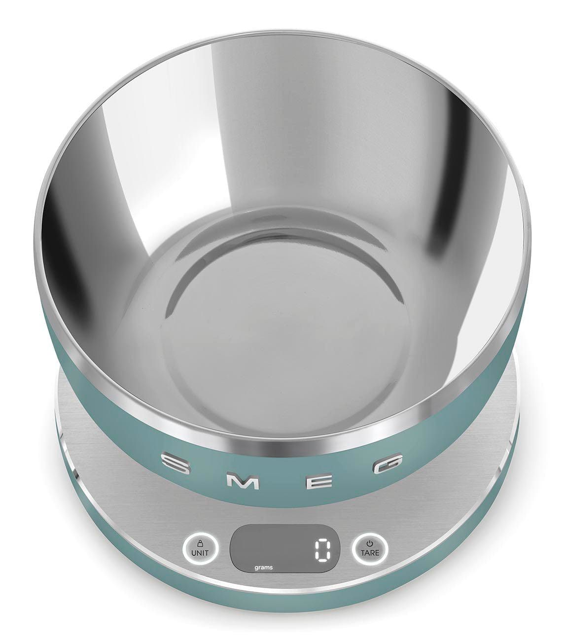 Smeg Digital Kitchen Scale Matt Collezione Aesthetic Emerald Green KSC01EGMWW