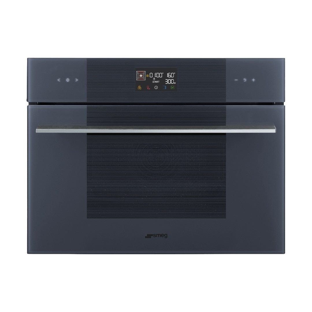 Smeg 40L Neptune Grey Combi Microwave Oven Linea SO4102M1G