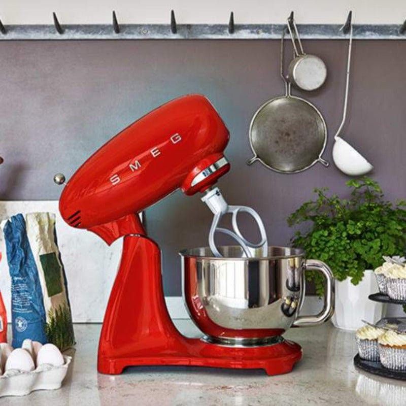 Smeg Retro 4.8 Litre Retro Stand Mixer Red SMF03RDSA
