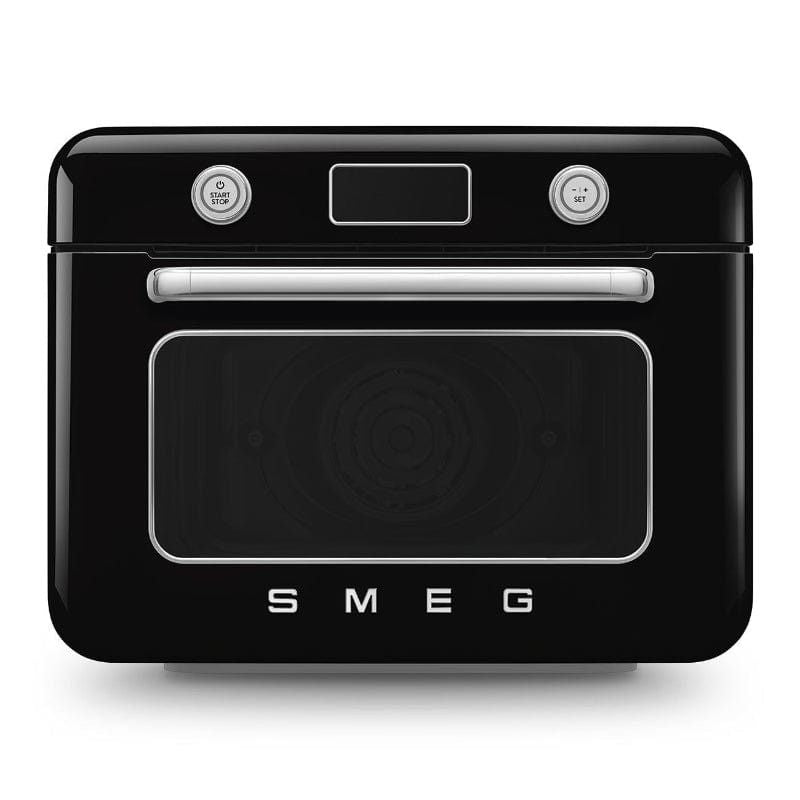 Smeg Countertop Combi Steam Oven 50's Style Aesthetic Black Glossy COF01BLEU