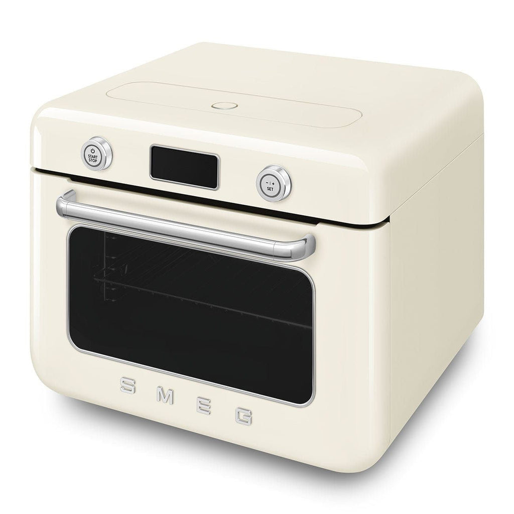 Smeg Countertop Combi Steam Oven 50's Style Aesthetic Cream Glossy COF01CREU