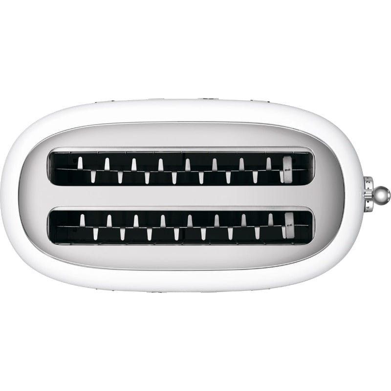 Smeg Retro 1500W 4 Slice Toaster White TSF02WHSA