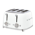 Smeg Retro 2000W 4 Slice Toaster White TSF03WHSA