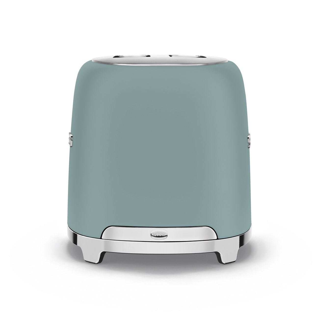Smeg Retro 50's Style 950W 2 Slice Toaster Matt Emerald Green TSF01EGMEU